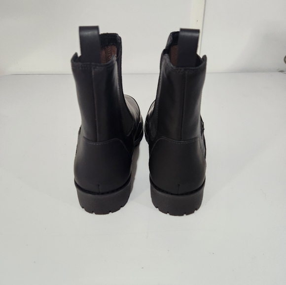 Rebecca Allen Black Leather Ankle Boots, Size 8.5, NWOT - Picture 4 of 7